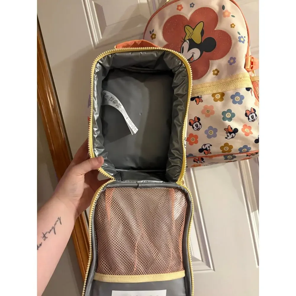 Disney Parks Minnie Mouse Kids Insulated Lunch Box and Backpack